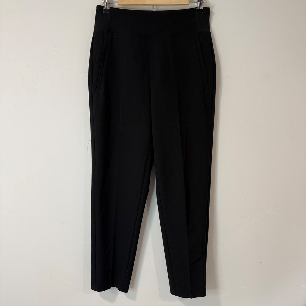 Athleta Womens Endless High Rise Pant 2 Black Excellent Tapered Travel 533636
